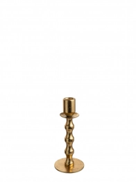 Κηροπήγιο Μεταλλικό Χρυσό 8x18,5εκ. Zen Collection 26.1.52208