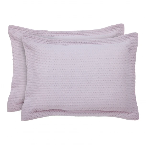 Ζεύγος Διακοσμητικές Μαξιλαροθήκες Microfiber 50x70+5εκ. Happy 9654 Nude Das Home