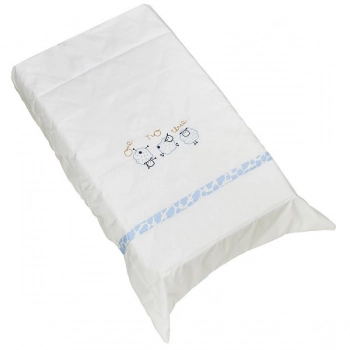 Πάπλωμα Βαμβακερό Λίκνου 70x100εκ. Sheep Σιέλ 65292