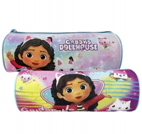 Κασετίνα Βαρελάκι Gabby's Dollhouse 23x8εκ. Justnote 50-3225
