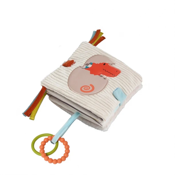 Βιβλιαράκι Μαλακό Δραστηριοτήτων Dino 16x15x5εκ. Baby To Love Little Big Friends BTL304805