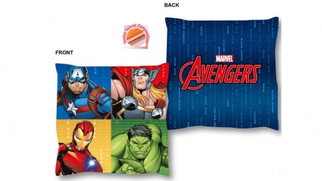 Διακοσμητικό Μαξιλάρι Velboa 38x38εκ. Avengers 53 Blue Marvel