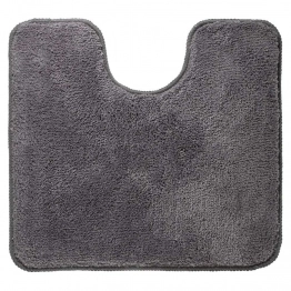 Ταπέτο Λεκάνης Αντιολισθητικό Polyester 55x60εκ. Angora Grey Sealskin 293997014
