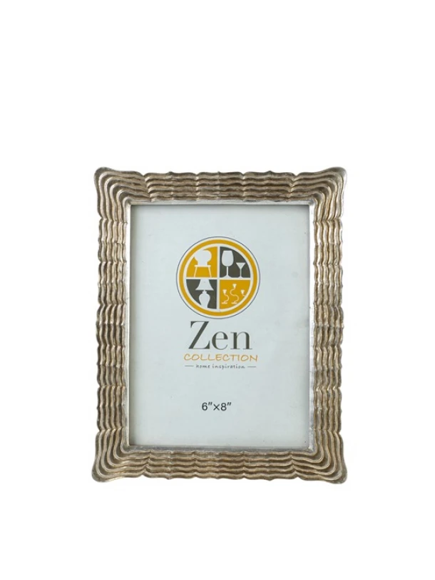 Κορνίζα Polyester Χρυσή Με Γραμμές 15x20εκ. Zen Collection 25.12.51480