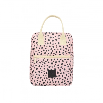 Τσάντα Φαγητού Ισοθερμική PVC Leather Leopard Taupe Save The Aegean Estia 7lt-20x14x27εκ. 01-22600