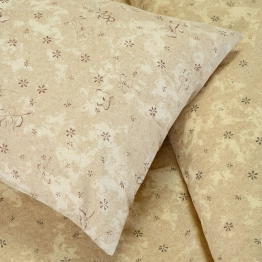 Ζεύγος Μαξιλαροθήκες Polycotton 50x70εκ. Demi Choco Casual Line Melinen 20006339
