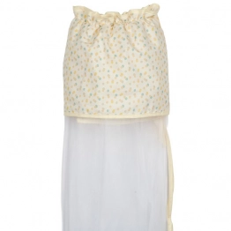 Κουνουπιέρα Κρεβατιού Nylon-Βαμβακερή 180x540εκ. Family Ecrou 80263