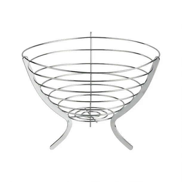 Φρουτιέρα Μεταλλική Inox Στρογγυλή ESPIEL 30x21εκ. MTT104