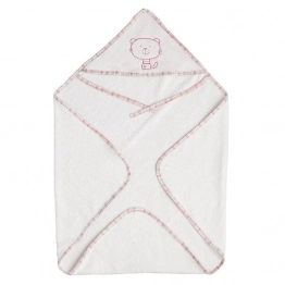 Κάπα Βαμβακερή 75x75εκ. Cat Pink 40281