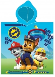 Πόντσο Quick Dry Microfiber 50x100εκ. Nickelodeon Paw Patrol 203 Sky Blue Dimcol