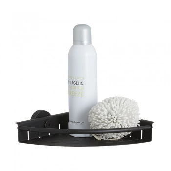 Ράφι Επιτοίχιο Γωνιακό Ανοξείδωτο 19,5x19,5x5εκ. Boston Black Tiger 304830746