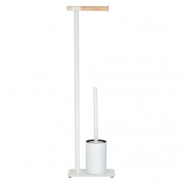 Πιγκάλ Με Χαρτοθήκη Μεταλλικό 15x20x71εκ. Brix White Sealskin 362473610