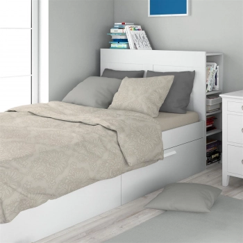 Σετ Σεντόνια 3τμχ Βαμβακερά Μονά 160x240εκ. Άρτεμις 702 Beige DimCol