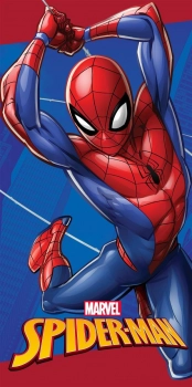 Πετσέτα Θαλάσσης Παιδική Quick Dry Microfiber 70x140εκ. Marvel Spider-Man 184 Blue Dimcol