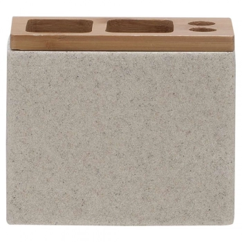 Ποτηροθήκη Polyresin 12,3x6x10,2εκ. Grace Sand Sealskin 361910365