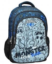 Τσάντα Πλάτης Ανατομική Monster 30x28x48εκ. No Fear 50-3494