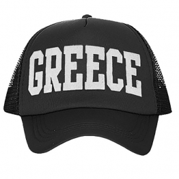 Καπέλο Τζόκευ Ανδρικό Greece Black One Size SUMMER tiempo 42-2367