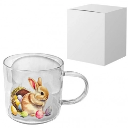 Κούπα Γυάλινη Λαγός Με Αυτιά 13x8εκ.-380ml Bunny's 73-2218