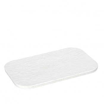 Πιατέλα Σερβιρίσματος Ανάγλυφη Πορσελάνης Ιβουάρ Tokio Siders ESPIEL 28x17,4x1,3εκ. FUK146K3