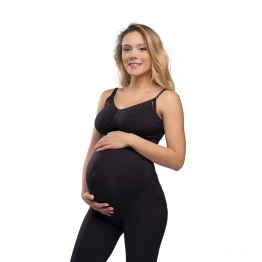 Κολάν Εγκυμοσύνης Με Στήριξη Μαύρο Small Carriwell CW4920