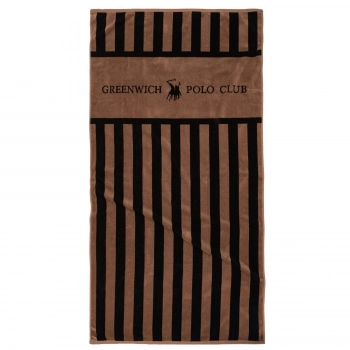 Πετσέτα Θαλάσσης Βαμβακερή 90x180εκ. Essential 5233 Brown Greenwich Polo Club