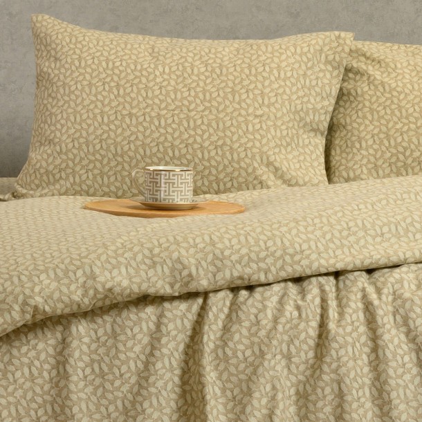 Ζεύγος Μαξιλαροθήκες Φανελένιες 53x72εκ. Elise Greige Winter Line Melinen 20005116