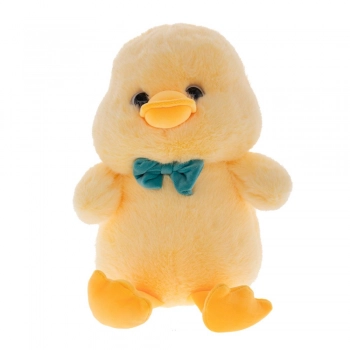 Παπάκι Λούτρινο Με Παπιγιόν Κίτρινο-Σιέλ 20x40εκ. iliadis 91934