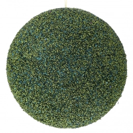 Χριστουγεννιάτικη Μπάλα Polyfoam Glitter Σμαραγδί 25εκ. iliadis 83559