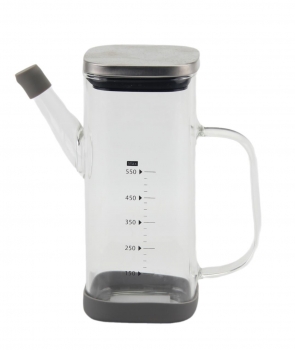 Ροή Λαδιού Γυάλινο Διάφανο 550ml Croton Max Home® ZT23SGPYHTGJDZ1