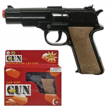 Αποκριάτικο Πιστόλι Μεταλλικό 8 Σφαιρο 17x12εκ. CARNAVAlista 3-1786