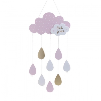 Διακοσμητικό Τοίχου Σύννεφο click 24x3x57εκ. 6-70-508-0022