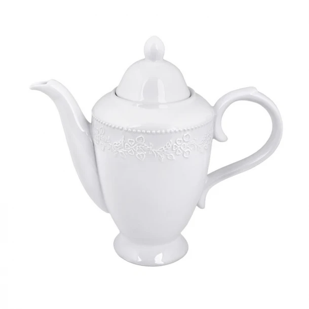 Τσαγιέρα Πορσελάνης 1210ml Λευκή Kea PW35 Oriana Ferelli PRPW350015