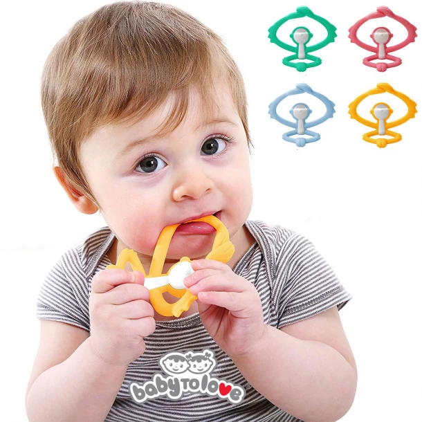 Μασητικό Hugging Monkey Κίτρινο Baby to Love BTL702221