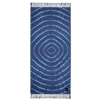 Πετσέτα Θαλάσσης-Παρεό Βαμβακερή 80x170εκ. Essential 3846 Μπλε Greenwich Polo Club