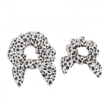 Mommy & Me Scrunchies Bamboo Leopard Lulujo LJ262
