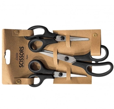 Σετ 3τμχ Ψαλίδι Γενικής Χρήσης 19,5/15/14εκ. Homie 80-2170