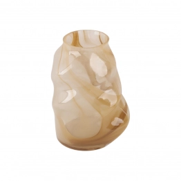 Βάζο Γυάλινο Ακανόνιστο Μελί Glower 14x13,3x20εκ. Estia 09-51921