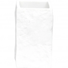 Ποτηροθήκη Polyresin Λευκή 7x7x10εκ. MRShome DS-8894L07