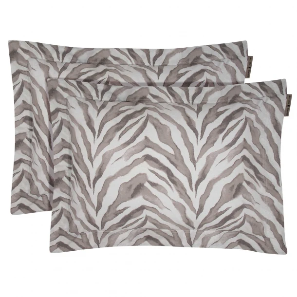 Ζεύγος Μαξιλαροθήκες Oxford Βαμβακερές 50x70+5εκ. Loft 2377 Brown Greenwich Polo Club