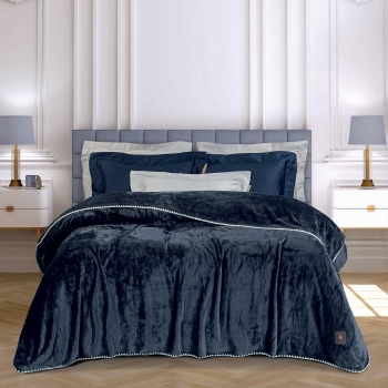 Κουβέρτα Fleece Μονή 170x240εκ. Essential 4442 Royal Blue Greenwich Polo Club