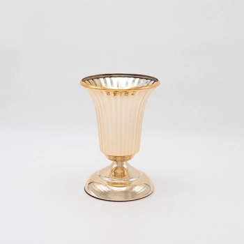 Βάζο Μεταλλικό Χρυσό 14,5x21εκ. ESTHETI 819-00245