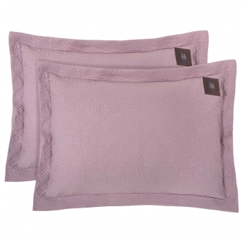 Ζεύγος Μαξιλαροθήκες Oxford Microfiber 50x70+7εκ. Essential 4448 Nude Greenwich Polo Club