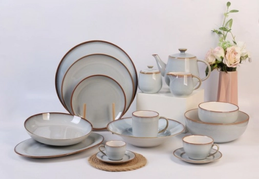 Φλυτζάνι Καφέ 110ml Reactive Glaze Stoneware PortoSanto Ciel-Brown CRYSPO TRIO 25.054.17