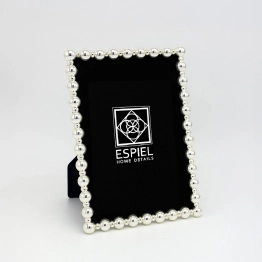 Κορνίζα Μεταλλική Ασημί ESPIEL 20x25εκ. FAM771