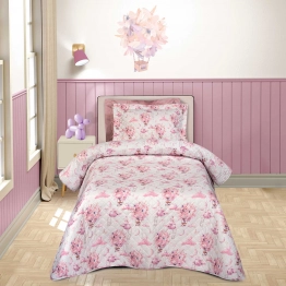 Κουβερλί Microfiber Μονό 160x240εκ. Essential 8864 Pink Greenwich Polo Club