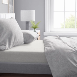 Σετ Σεντόνια 4τμχ Βαμβακερά King 240x270εκ. Άρτεμις 701 Grey DimCol 33112325001