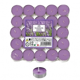 Κεριά Ρεσώ Σετ 25τμχ Αρωματικά Λεβάντα Homie 37-432