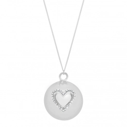 Μενταγιόν Εγκυμοσύνης Lilo Heart Silver Proud Mama PM-744