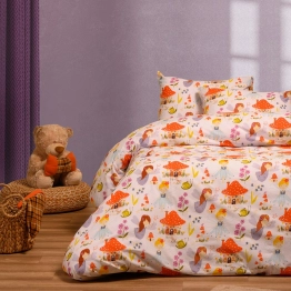 Παπλωματοθήκη Βαμβακερή Μονή 165x245εκ. Magic Peach Kids Line Melinen 20004380