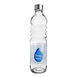 Μπουκάλι Νερού Γυάλινο Διάφανο 1250ml Drop Max Home ZT20SDESHW1A